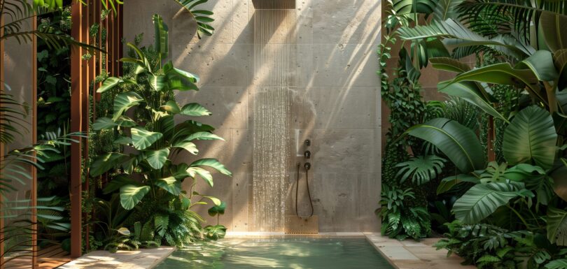 Coral Villa Outdoor Shower