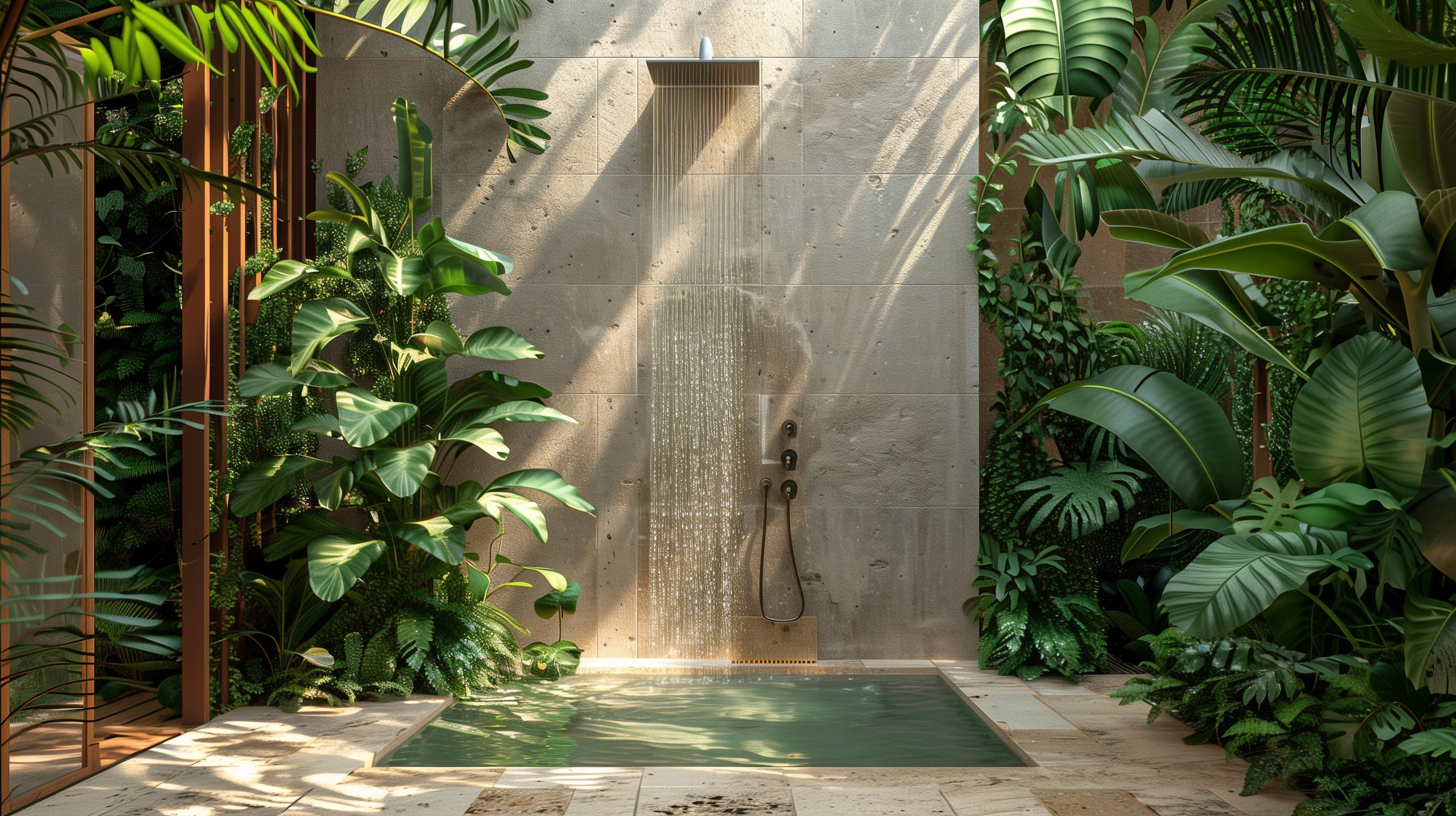 Coral Villa Outdoor Shower