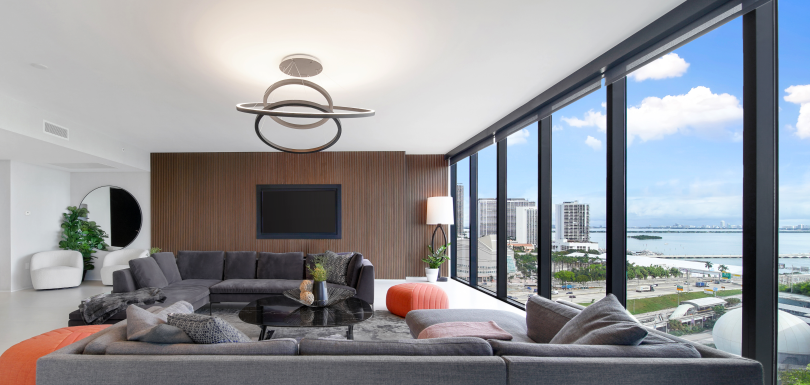 One Thousand Museum Living Room